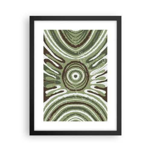 Poster in einem schwarzem Rahmen - Explosion von Emotionen - 30x40 cm