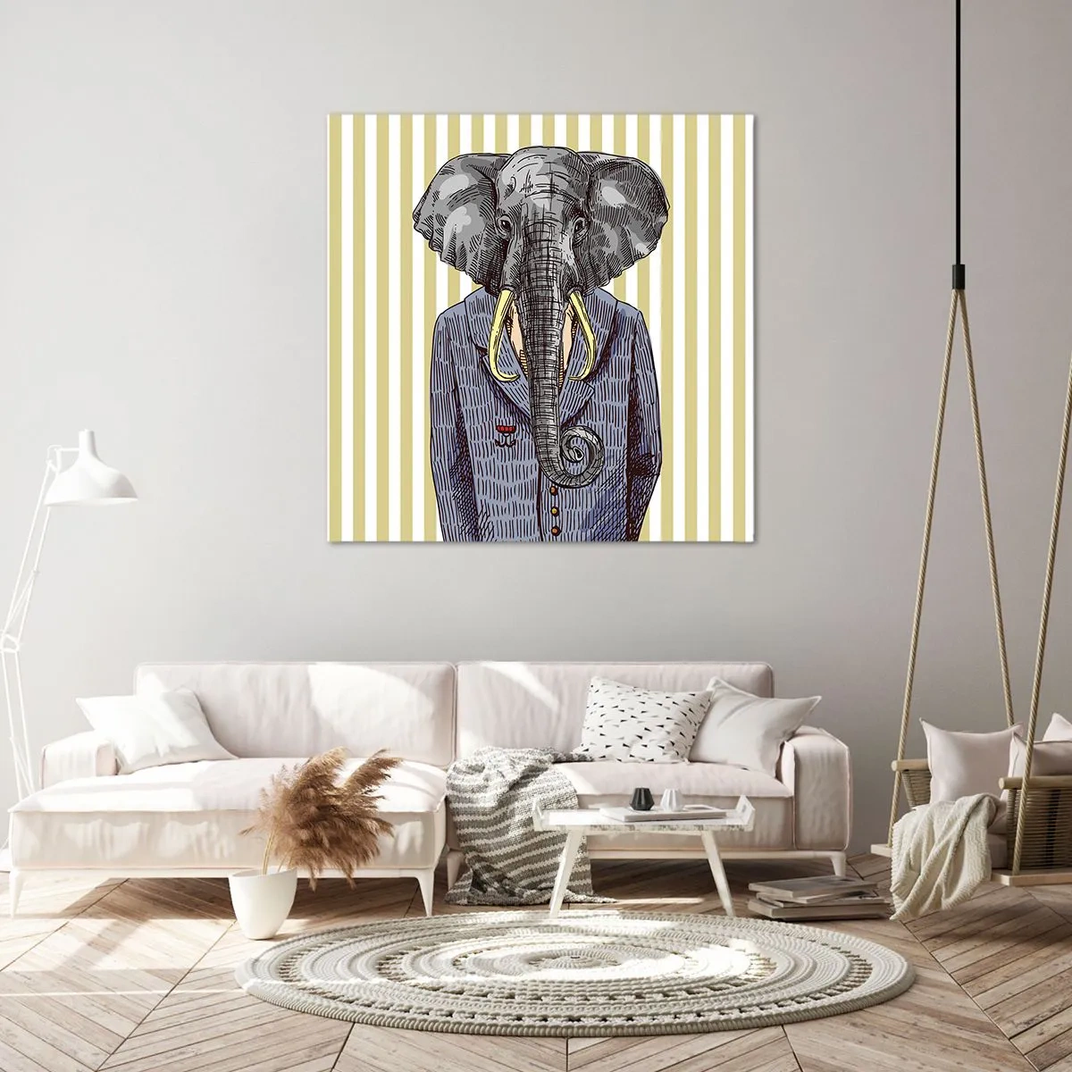 Bild auf Leinwand - Leinwandbild - Von Natur aus elegant - 30x30 cm