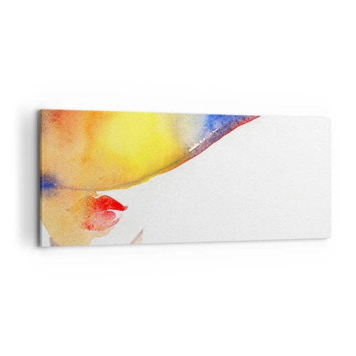 Bild auf Leinwand - Leinwandbild - Bildnis einer Dame - 100x40 cm