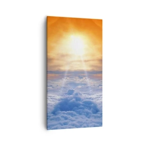 Bild auf Leinwand - Leinwandbild - Mystische Landschaft - 55x100 cm