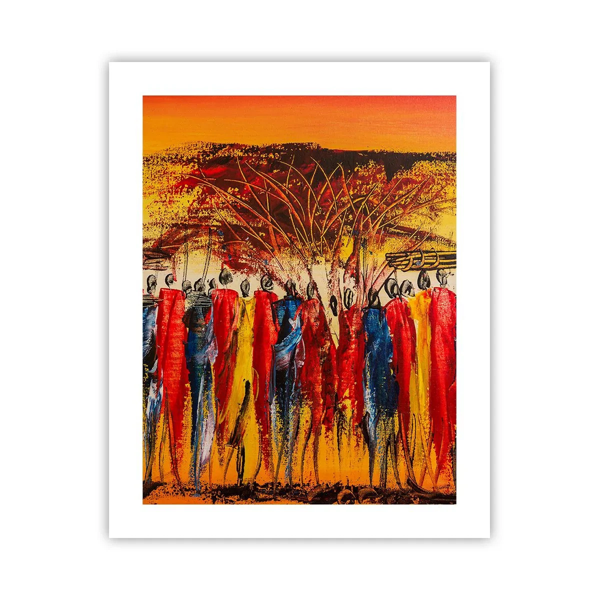 Poster - Dort, dort, dort gehen sie - 40x50 cm