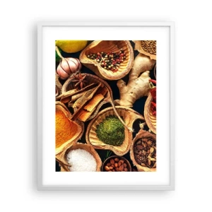 Poster in einem weißen Rahmen - Nimm was du willst - 40x50 cm