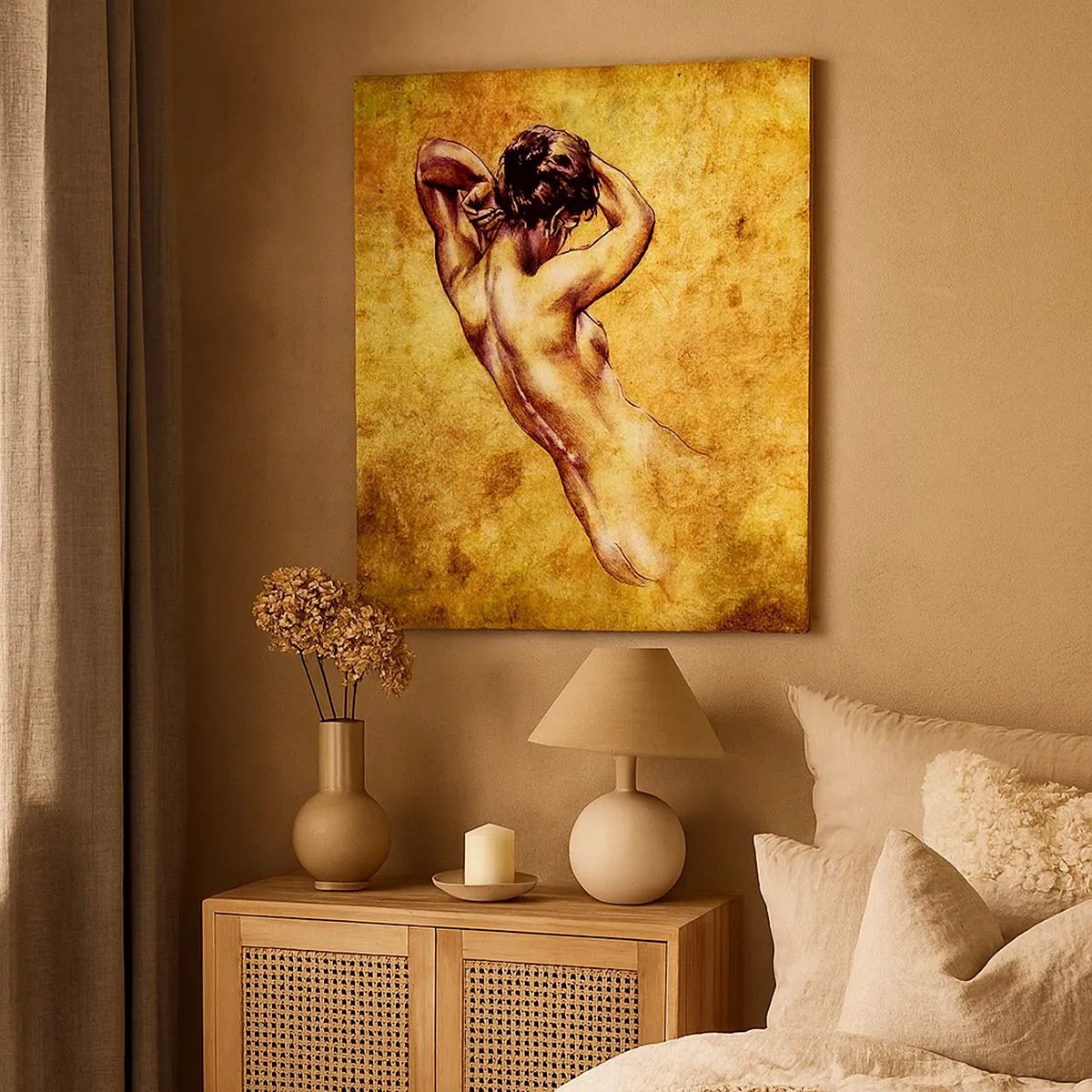 Bild auf Leinwand - Leinwandbild - Entdeckt, aber immer noch ein Rätsel - 30x30 cm