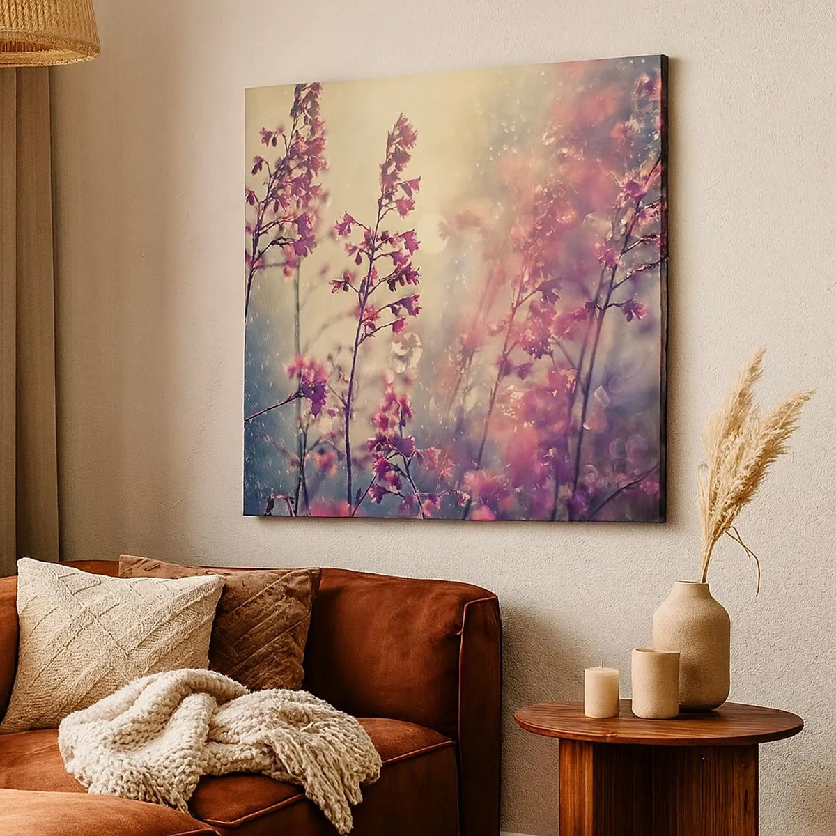 Bild auf Leinwand - Leinwandbild - Geheimnisvoller Garten - 30x30 cm