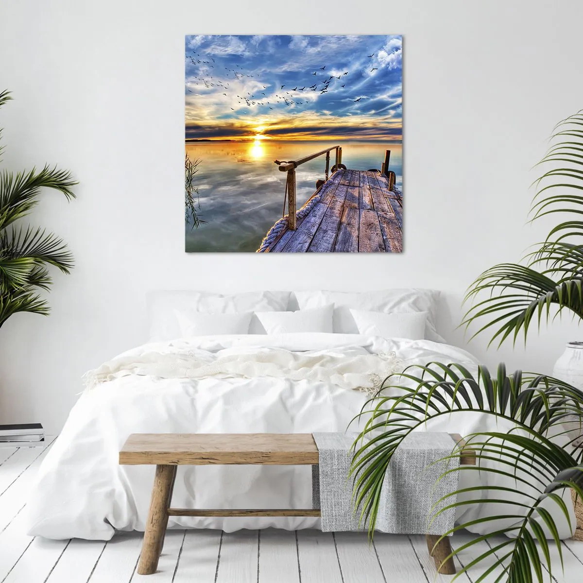 Bild auf Leinwand - Leinwandbild - Der Wind geht zur Ruhe - 30x30 cm