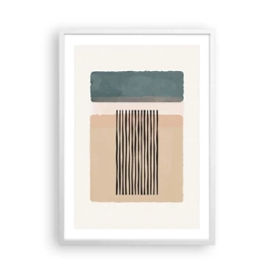 Poster in einem weißen Rahmen - Alles ist in Ordnung - 50x70 cm