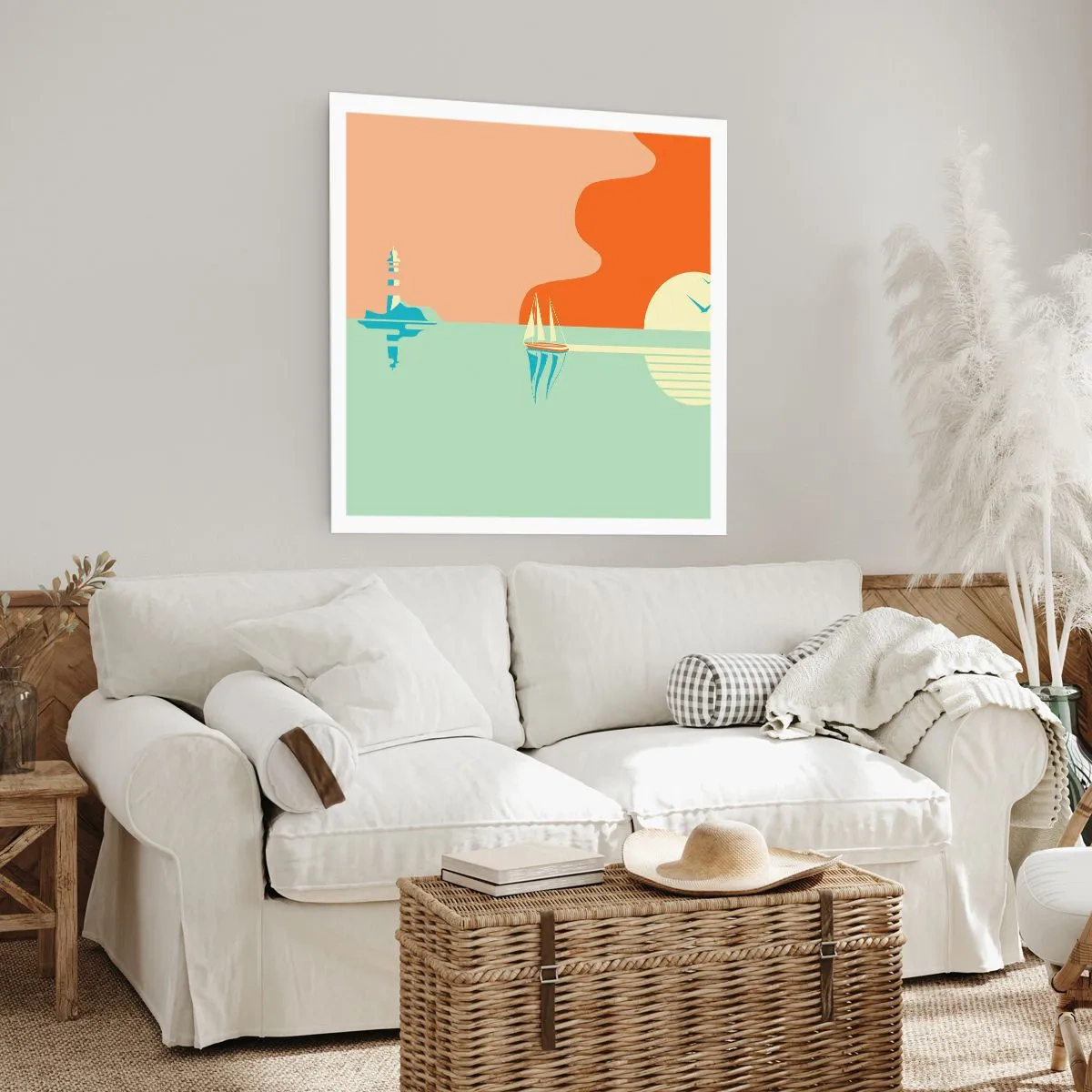 Poster - Die perfekte Meereslandschaft - 30x30 cm