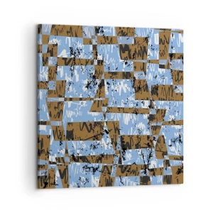 Bild auf Leinwand - Leinwandbild - Ein nicht-menschlicher Ausschnitt - 60x60 cm