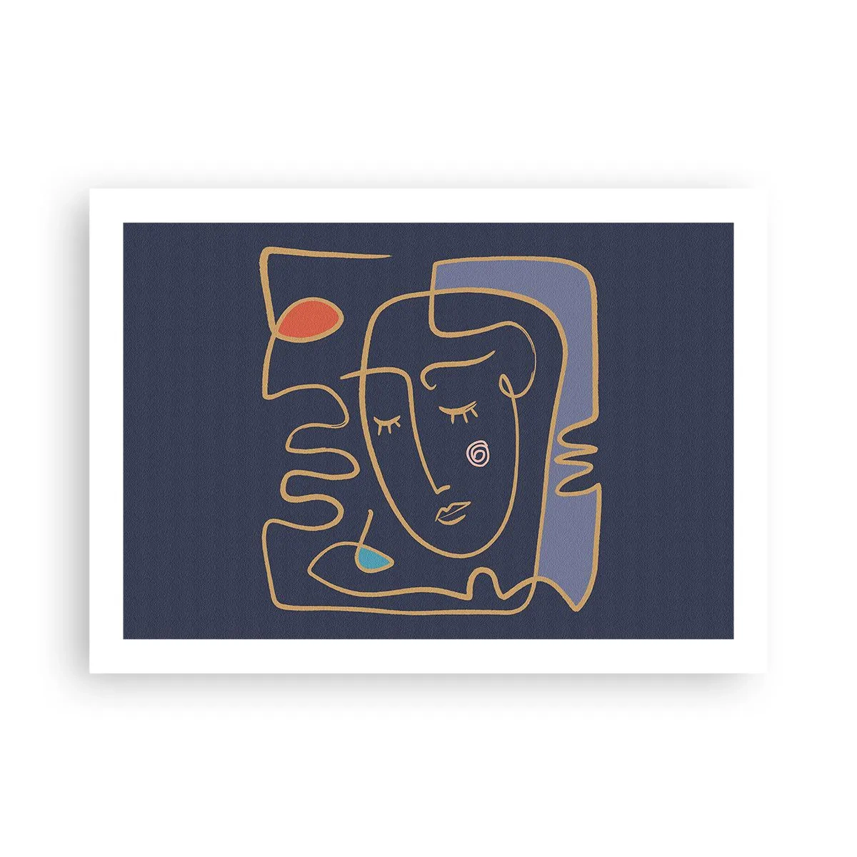 Poster - In Gedanken - 70x50 cm