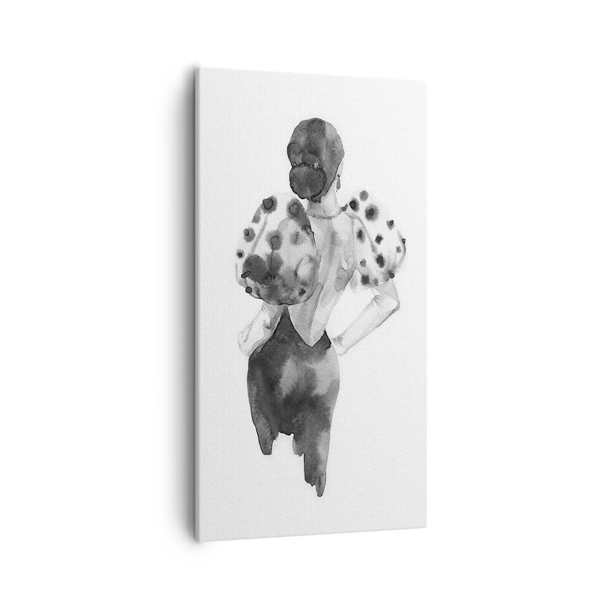 Bild auf Leinwand - Leinwandbild - Sie ging direkt vorbei - 55x100 cm