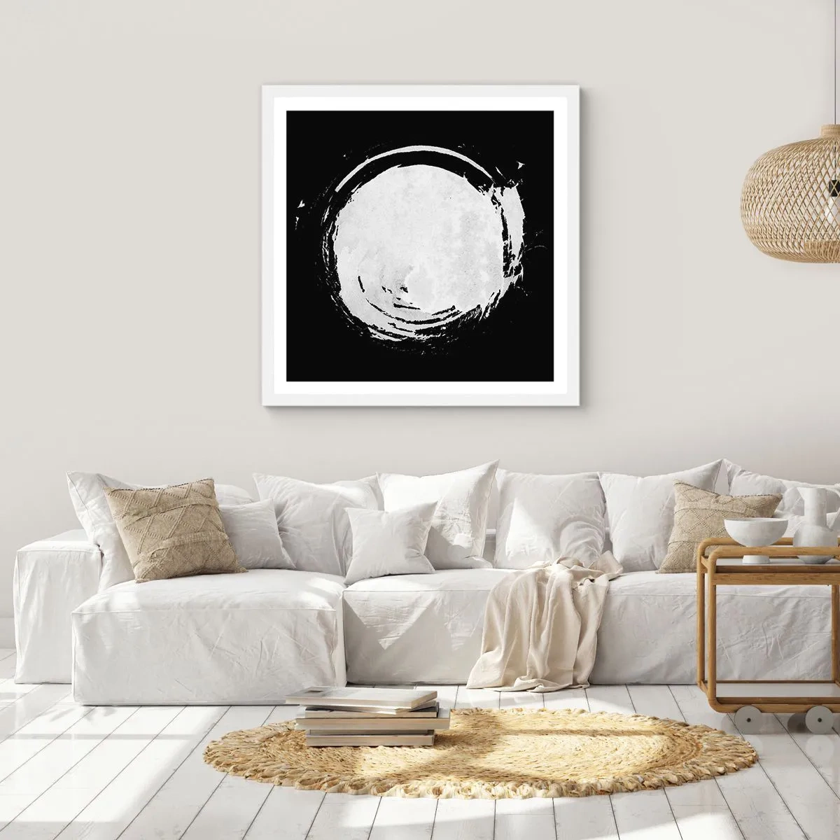 Poster in einem weißen Rahmen - Gute Möglichkeit - 30x30 cm