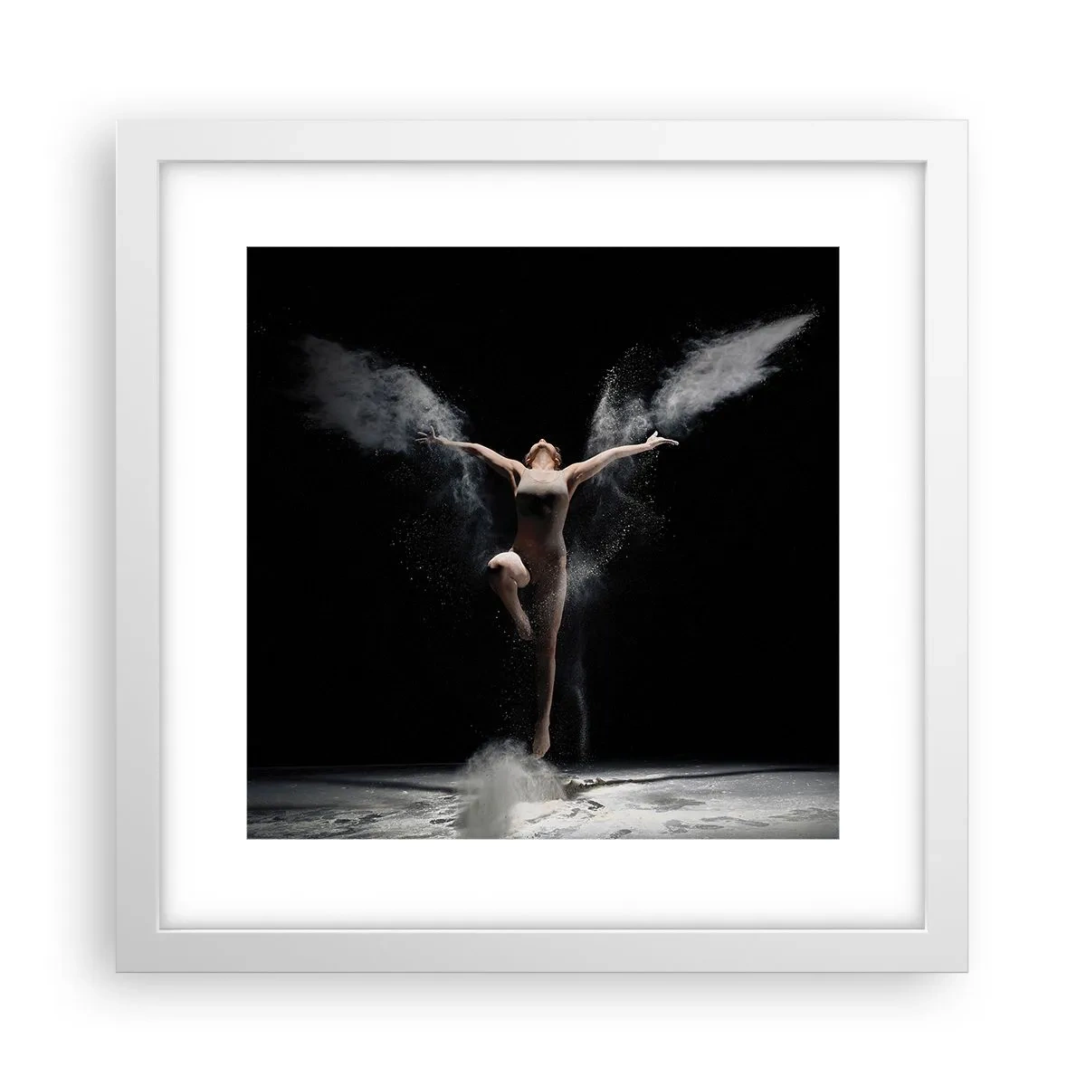 Poster in einem weißen Rahmen - Elfen existieren - 30x30 cm