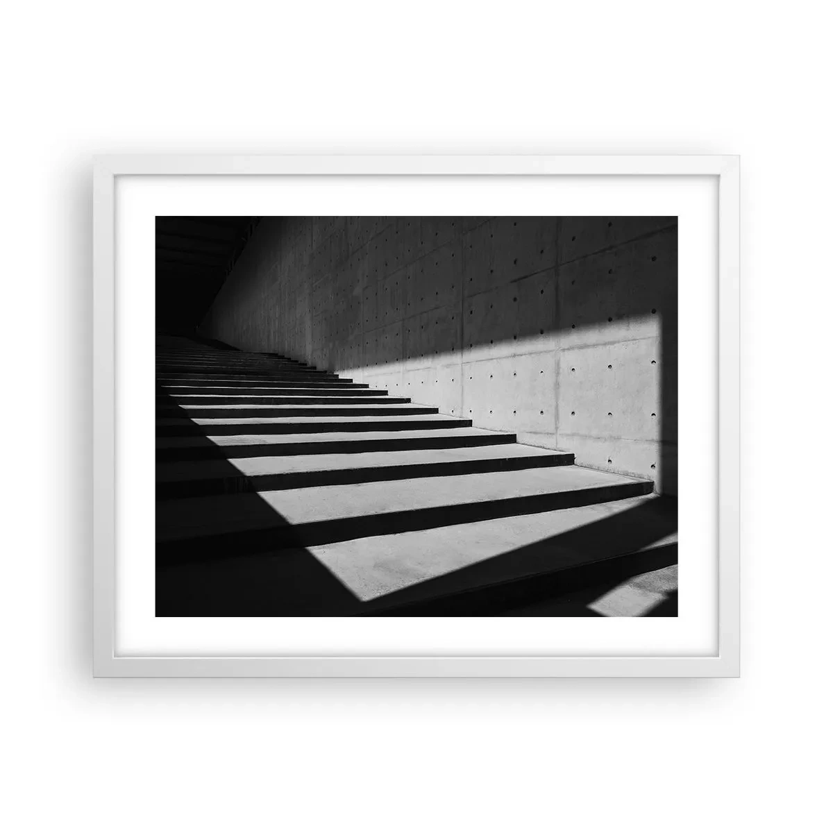 Poster in einem weißen Rahmen - Rohe Schönheit des Modernismus - 50x40 cm