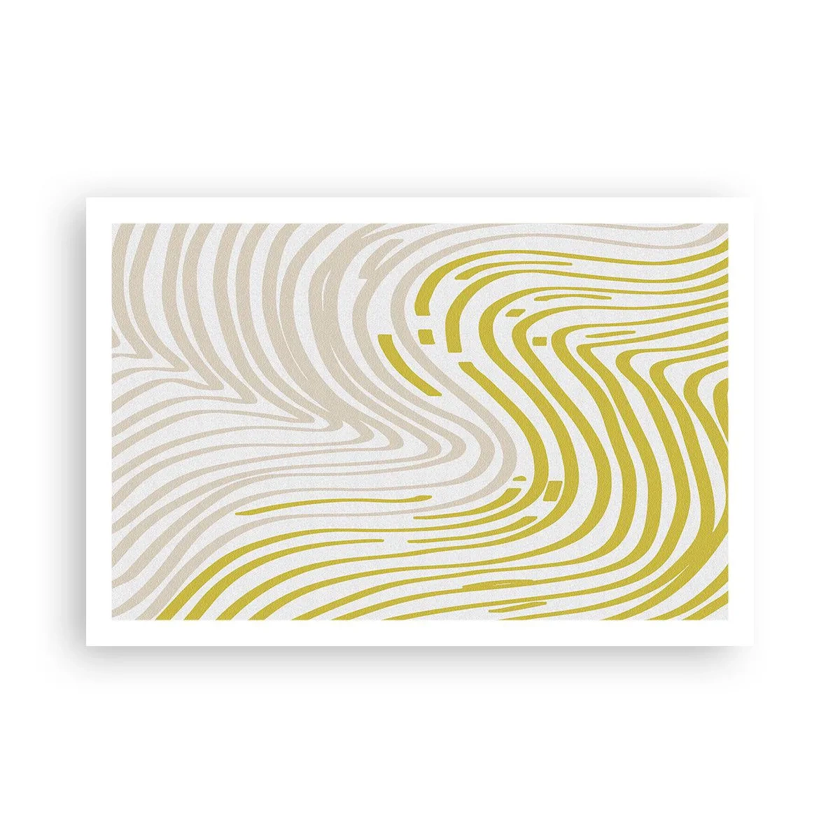 Poster - Komposition mit sanfter Biegung - 91x61 cm