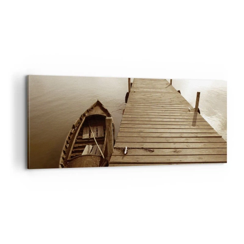 Bild auf Leinwand - Leinwandbild - Großer Frieden - 100x40 cm