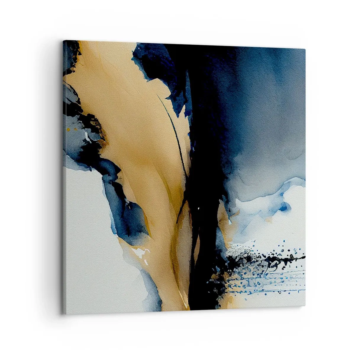 Bild auf Leinwand - Leinwandbild - Hinter dem Vorhang - 50x50 cm