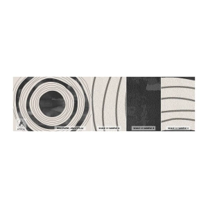 Fototapeten Muster Selbstklebend Deluxe Sticker - Auf den Punkt gebracht - Räder, Minimalismus, Alt - 100x30 cm