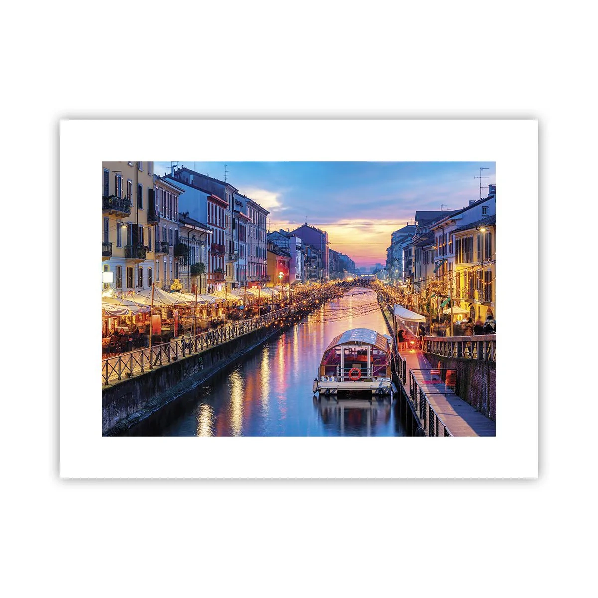 Poster - Ein Abend voller Licht und Spaß - 40x30 cm