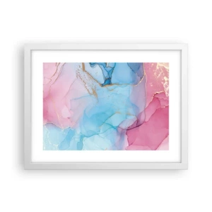 Poster in einem weißen Rahmen - Begegnung und Durchdringung - 40x30 cm