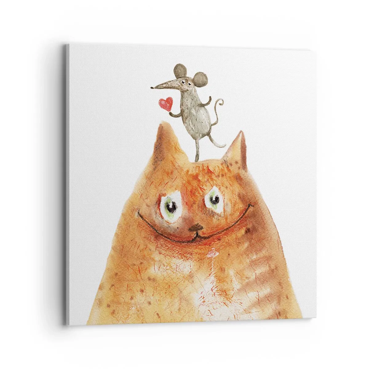 Bild auf Leinwand - Leinwandbild - Paradoxien der Liebe - 70x70 cm