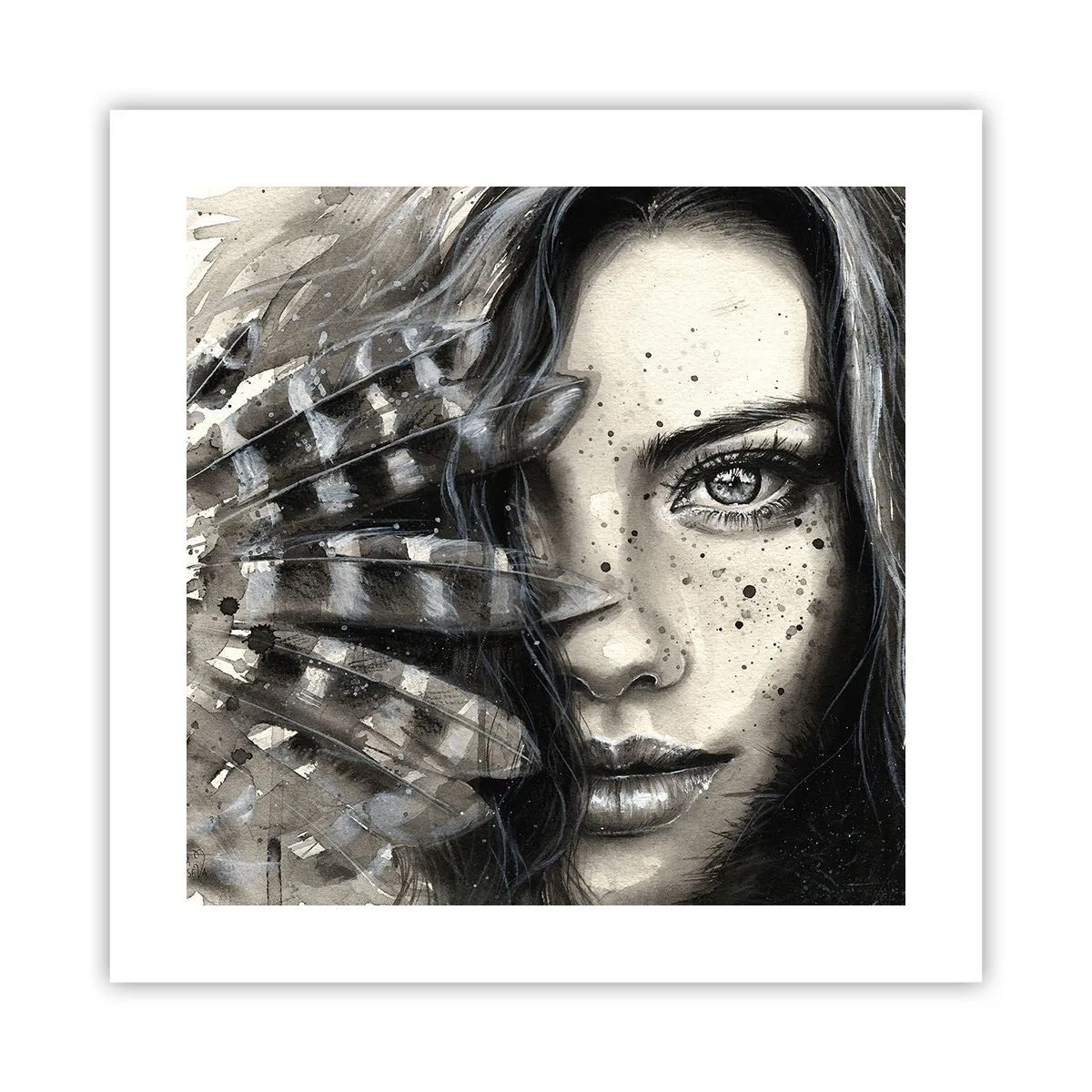 Poster - Wilde Schönheit - 40x40 cm