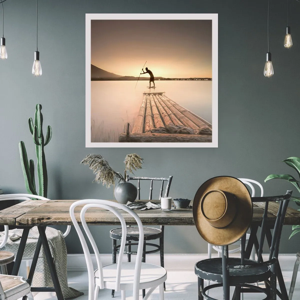 Poster - Vor dem schlafen gehen - 60x60 cm