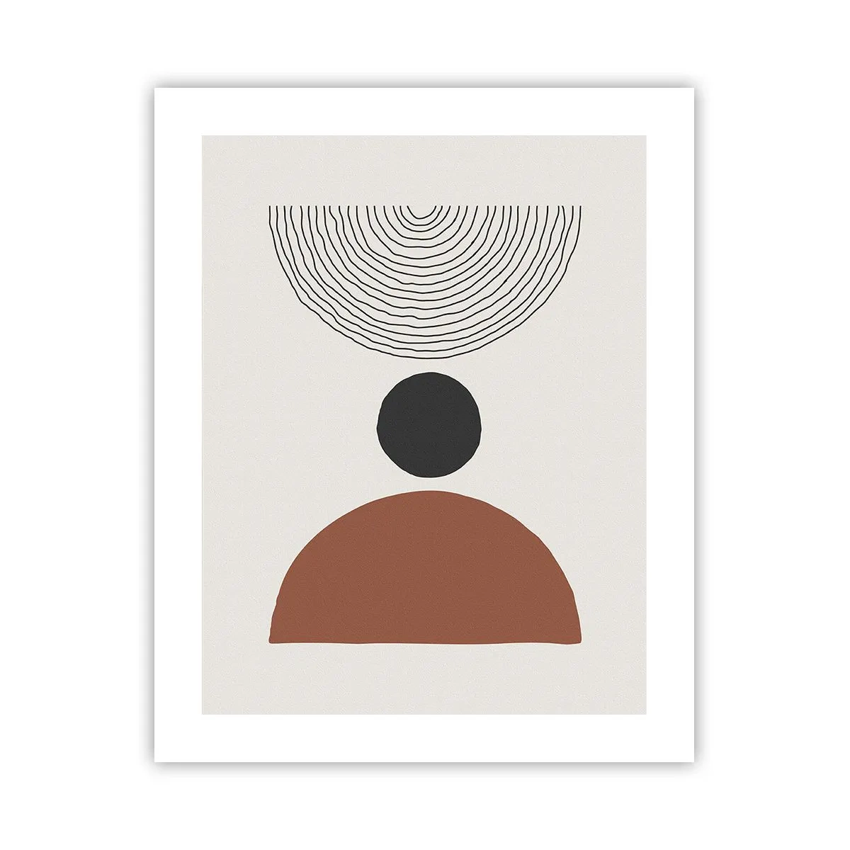 Poster - Das Zentrum der Aufmerksamkeit - 40x50 cm