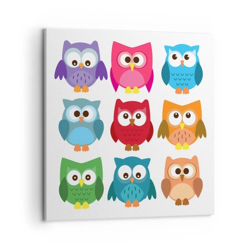 Bild auf Leinwand - Leinwandbild - Es macht Spaß, anders zu sein - 50x50 cm