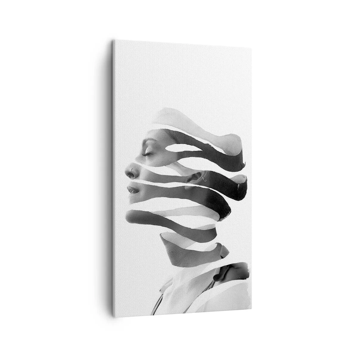 Bild auf Leinwand - Leinwandbild - Surreales Porträt - 45x80 cm