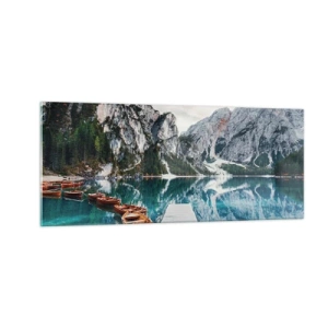 Glasbild - Bild auf glas - Wir zeigen Ihnen Schönheit - 100x40 cm