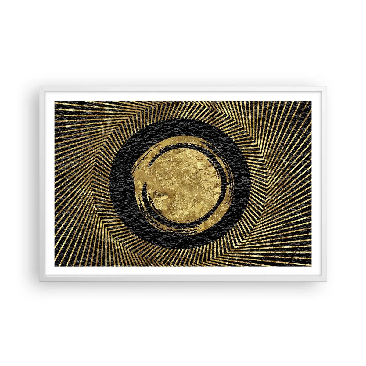 Poster in einem weißen Rahmen - Glamour-Komposition - 91x61 cm