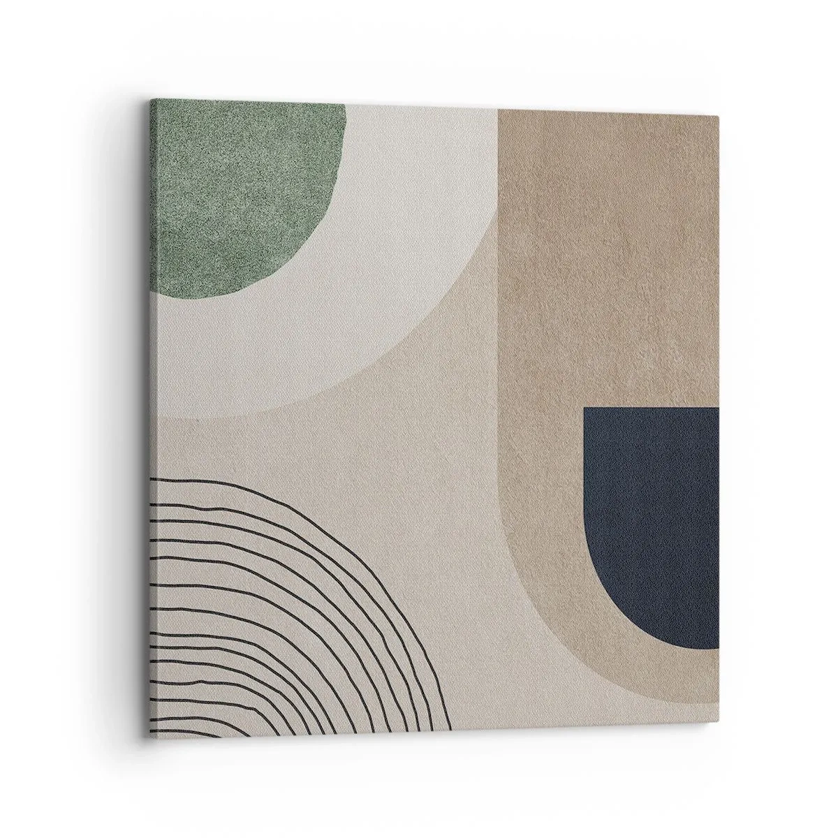 Bild auf Leinwand - Leinwandbild - Sanftheit des Ovals - 70x70 cm