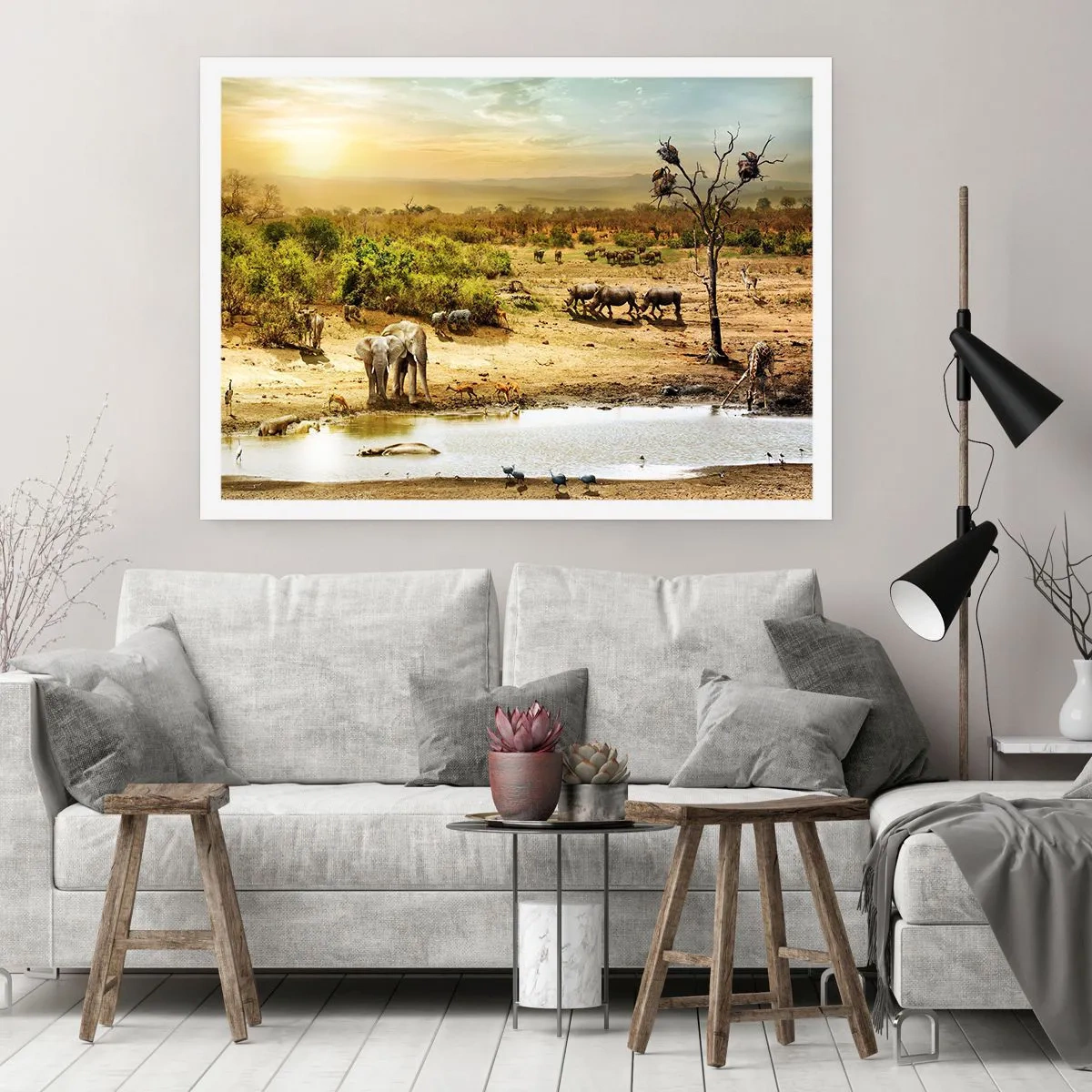 Poster - Ein Fluss floss aus Eden ... - 40x30 cm