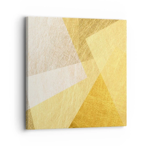 Bild auf Leinwand - Leinwandbild - Geometriewetter - 30x30 cm