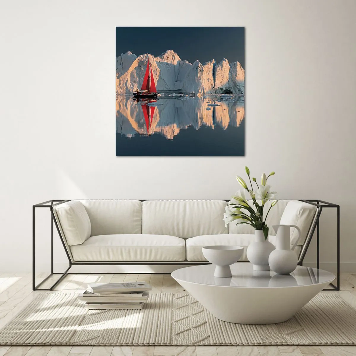 Glasbild - Bild auf glas - Am Rande der Welt - 30x30 cm