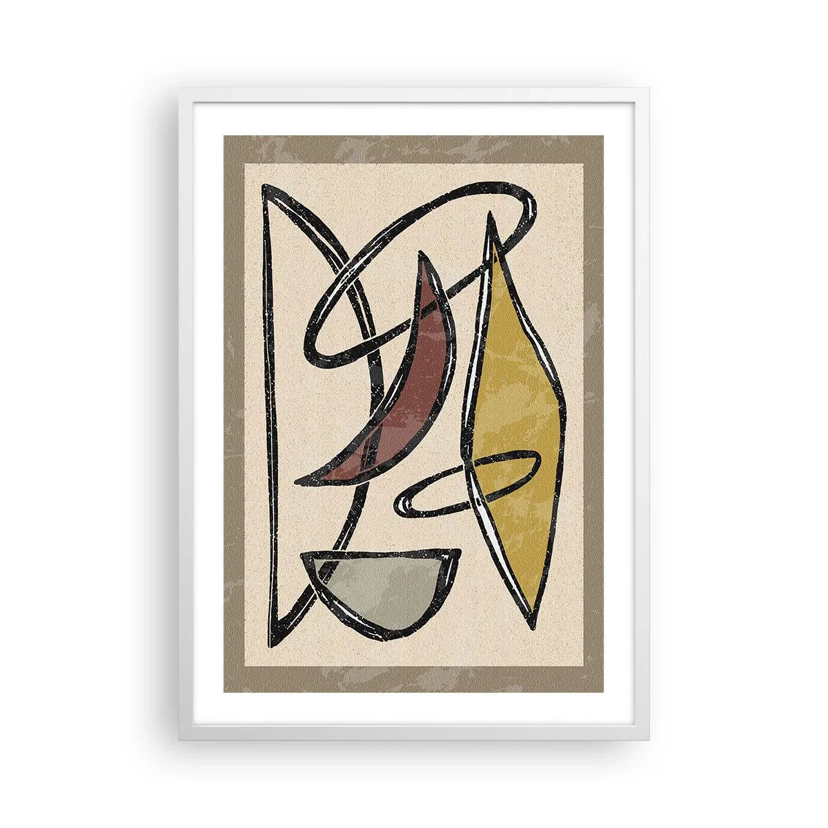 Poster in einem weißen Rahmen - Vertikale und Horizontale - 50x70 cm